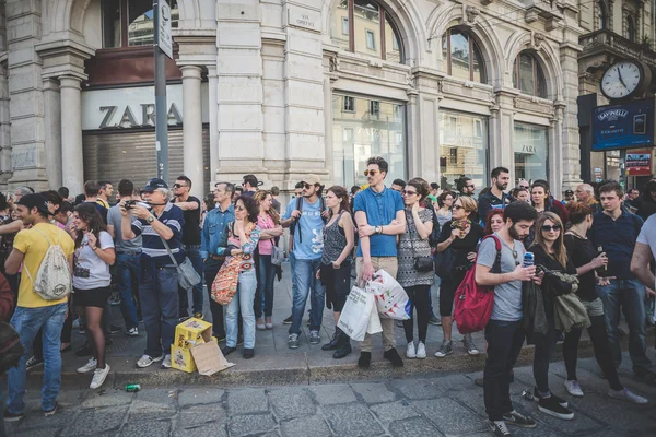 Dag van de arbeid gehouden in Milaan — Stockfoto