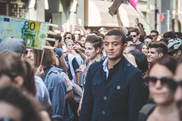 Festa del lavoro a Milano — Foto Stock