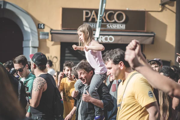 Işçi günü Milano'da düzenlenen — Stok fotoğraf