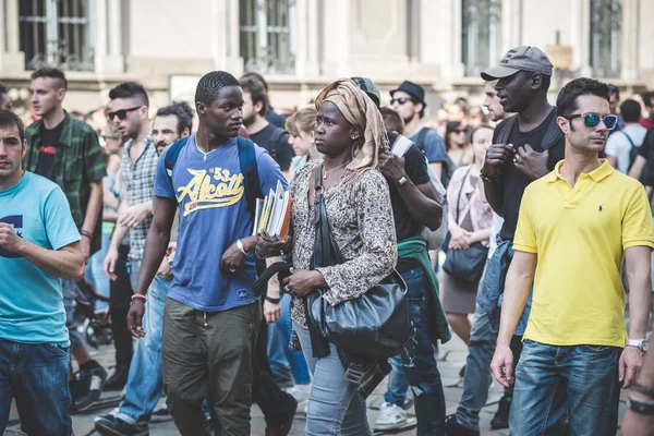 Festa del lavoro a Milano — Foto Stock