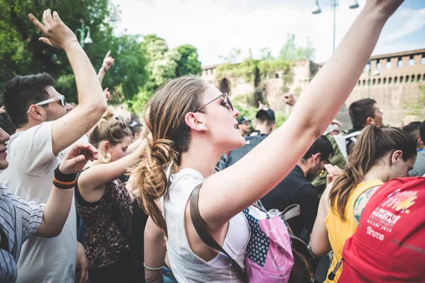 Labor day held in Milan — Stock Photo, Image