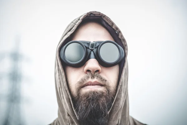 Man with aviator glasses — Stock Photo, Image
