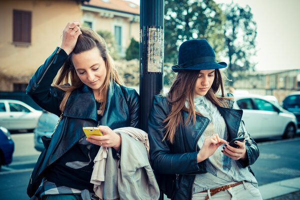 two beautiful friends authentic