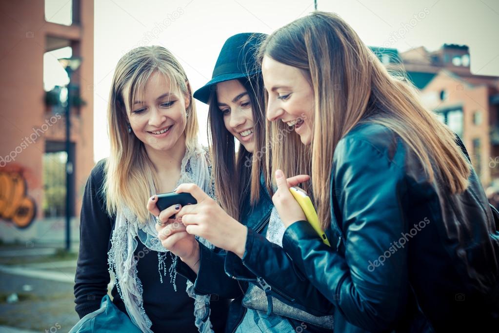 three beautiful friends authentic