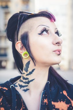 güzel punk kız