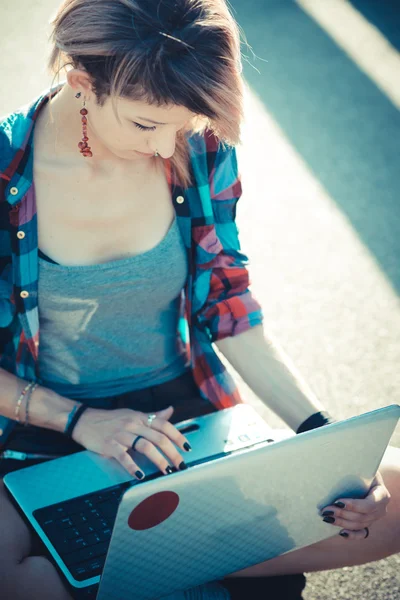 Young beautiful model woman — Stock Photo, Image