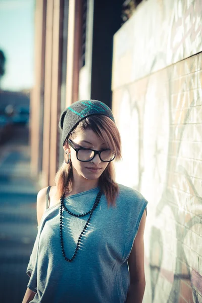 Young beautiful model woman — Stock Photo, Image