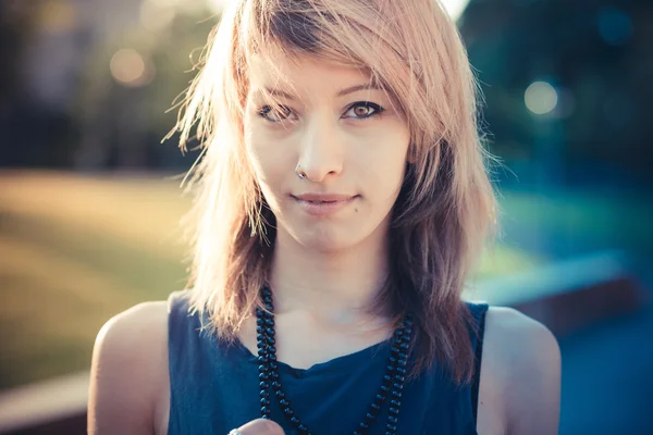 Young beautiful model woman — Stock Photo, Image