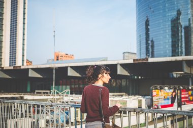 genç güzel hipster kadın