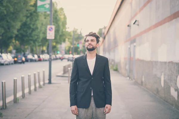 Handsome hipster modern man — Stock Photo, Image