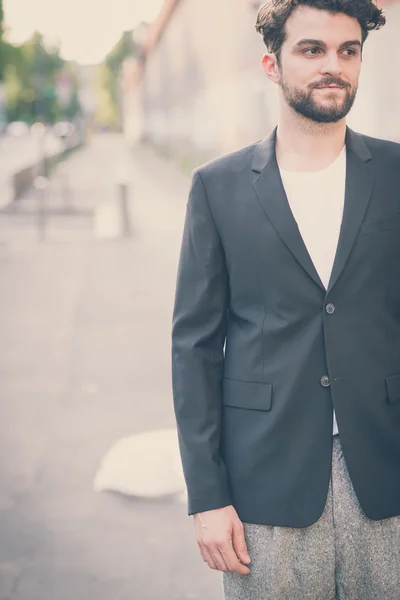 Handsome hipster modern man — Stock Photo, Image