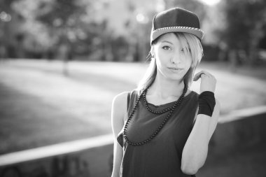 genç güzel model kadın