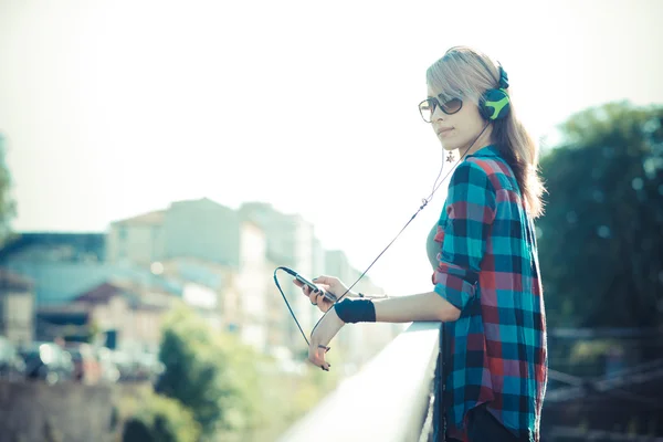 Young beautiful model woman — Stock Photo, Image