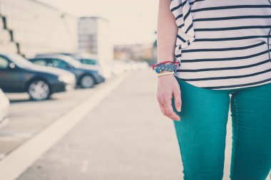 bacaklar hipster kadın kapatmak