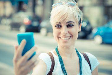 hipster kadın selfie