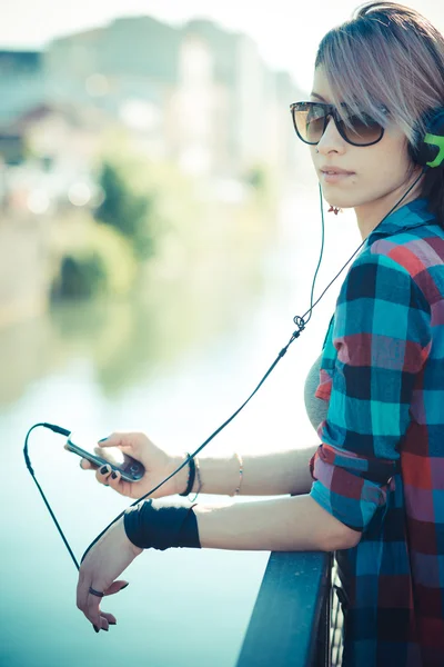 Young beautiful model woman — Stock Photo, Image