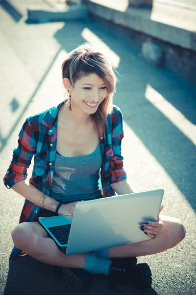 Young beautiful model woman — Stock Photo, Image