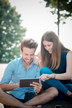 genç güzel bir çift aşık