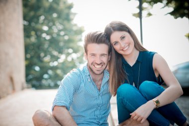 genç güzel bir çift aşık