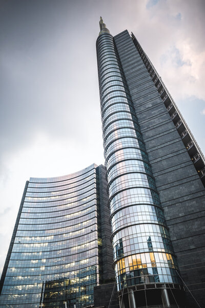 MILAN, ITALY - JUNE 5: Porta Nuova Varesine district on June 5, 2014. Porta Nuova Varesine is one of the largest regeneration projects in Europe, covering a total of over 290,000 square meters