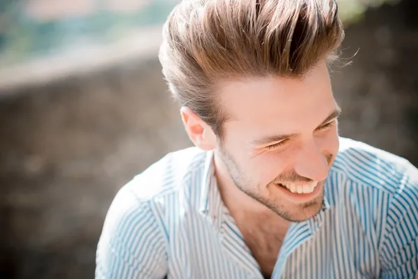 Hipster modern man — Stock Photo, Image