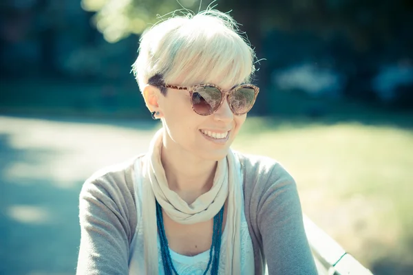 Hipster woman — Stock Photo, Image