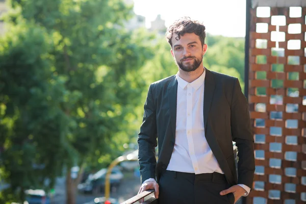 Hipster modern elegant man — Stock Photo, Image