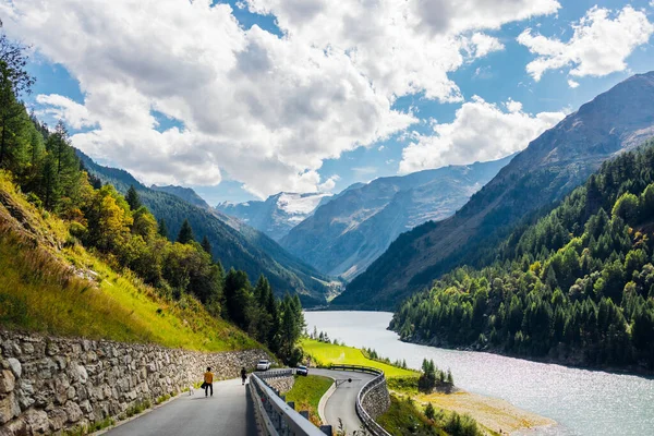 Mountain Scenery Arpy Lake Val Aosta — Stock Photo, Image