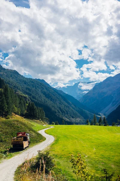 Beautiful Mountain View Val Aosta Countryside — Stock Photo, Image