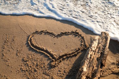 deniz kıyısı üzerinde