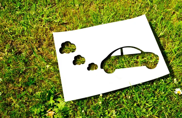 Skära papper, förnybar energikoncept剪纸，可再生能源概念 — Stockfoto