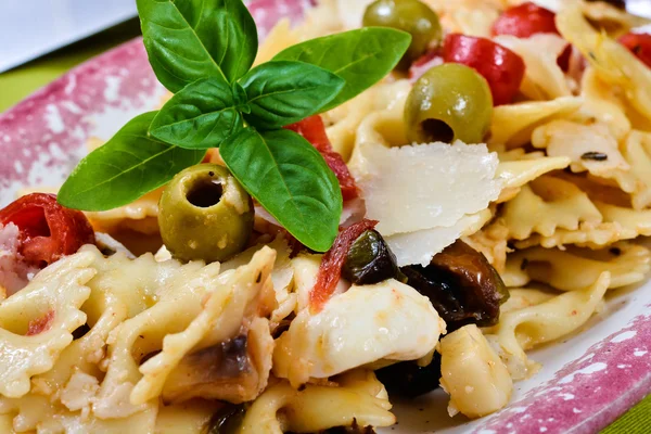 Ensalada de pasta fría — Foto de Stock