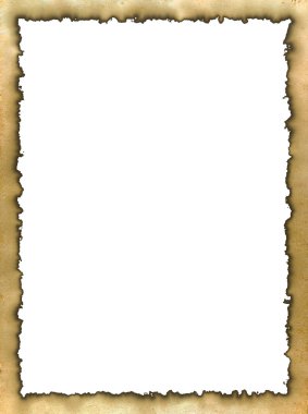 yanık kenarları çerçeve