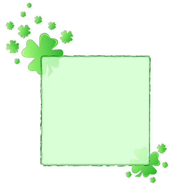 Shamrock-Rahmen — Stockfoto