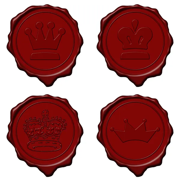 kral tacı mum mühür koleksiyonu