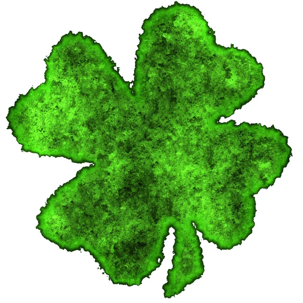 Shamrock burnt parchment — Stock Photo, Image