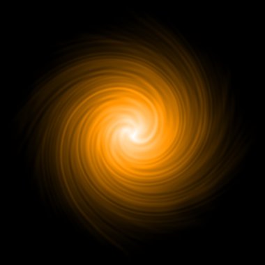 Turuncu arka plan sarmal