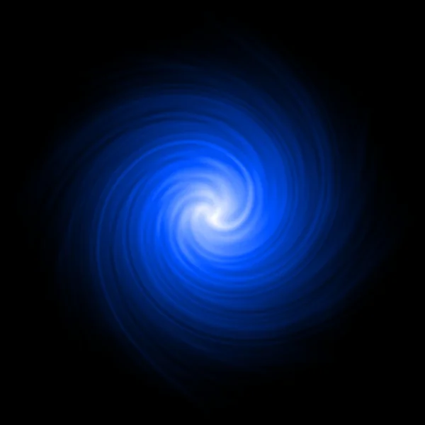 蓝色抽象背景螺旋 — 图库照片