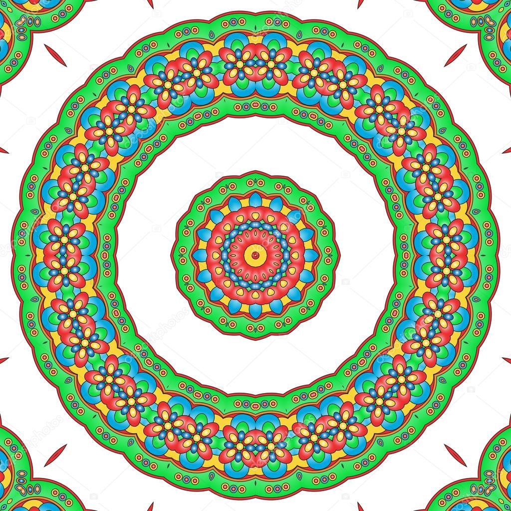 Colored mandala