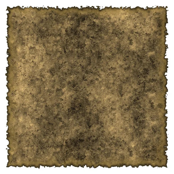 Old burned edges parchment — Stock Photo, Image