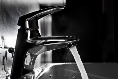 lavabo closeup arka ışık