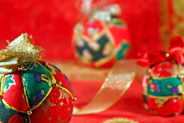 Christmas decorations - Colour balls — Stock Photo, Image