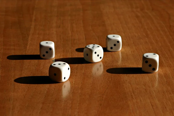 Dice on the wall — Stock Photo, Image