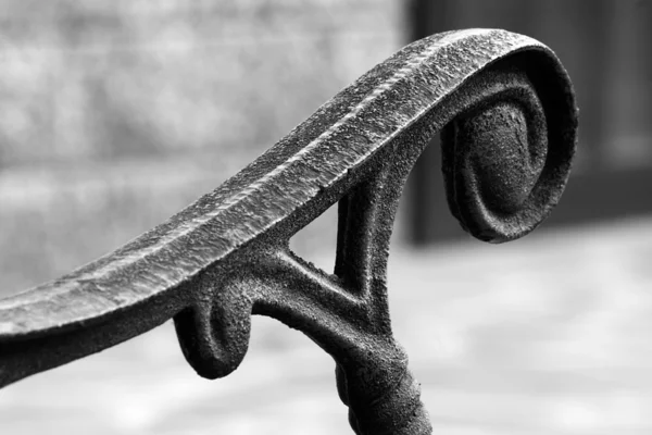 Old style handrail — Stock Photo, Image