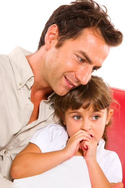 Padre con un figlio — Foto Stock