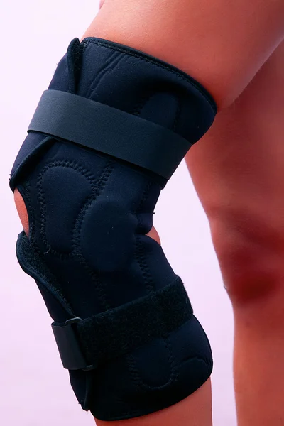 Physiotherapy knee brace — Stok fotoğraf