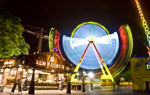 Carousel in motion in Prater, Vienna — Stock Photo, Image