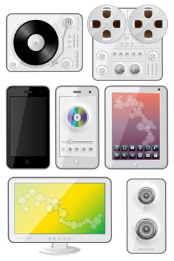 izole gadget'lar simgeler