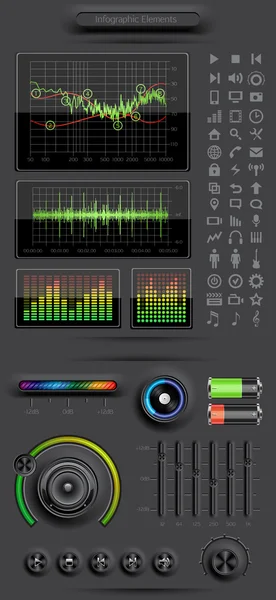 Éléments d'infographie — Image vectorielle