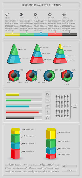 Infographics elements